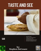 Taste And See SAB choral sheet music cover